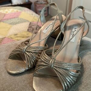 Nina Women's Gold Strappy Sandals